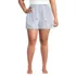 Women's Plus Size Poplin Sleep Boxer Shorts, Front
