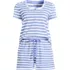 Women's Knit 2 Piece Pajama Set - Short Sleeve Top and Shorts, Front