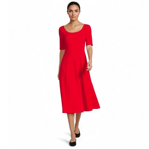 fitted lace wedding dress Red Puff Sleeve Mini Dress - All Dresses main image 0