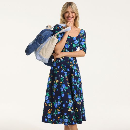 sachin and babi light blue dress Polka Dot Next Ladies Casual Dresses Vintage Polka Dot Summer Dresses For  Ladies Casual Short Sleeve main image 1
