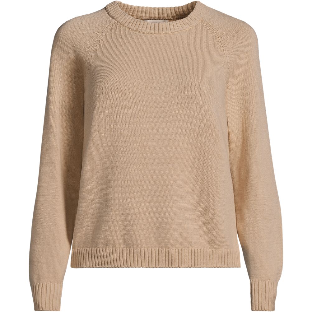 Women's Drifter Raglan Crew Sweater | Lands' End