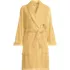 Women's Soft Terry Long Sleeve Knee Length Robe, Front