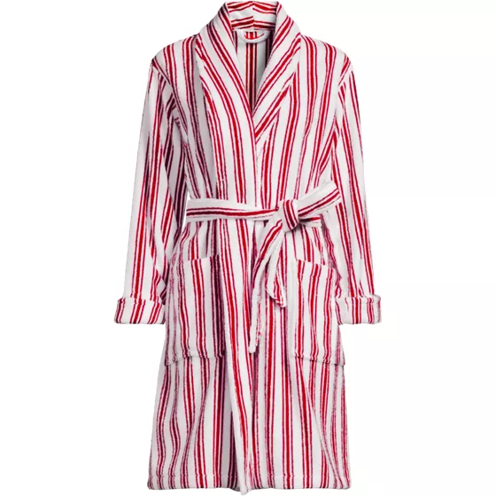 Women's Plus Size Soft Terry Long Sleeve Knee Length Robe - primary