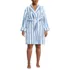 Women's Plus Size Soft Terry Long Sleeve Knee Length Robe, Front