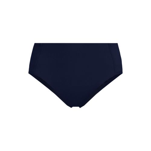 Mid Rise Bikini Bottoms, Women, size: 14, regular, Blue, Nylon-blend, by Lands' End
