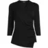 Women's Supima Micro Modal 3/4 Vneck Surplice Tunic Top, Front