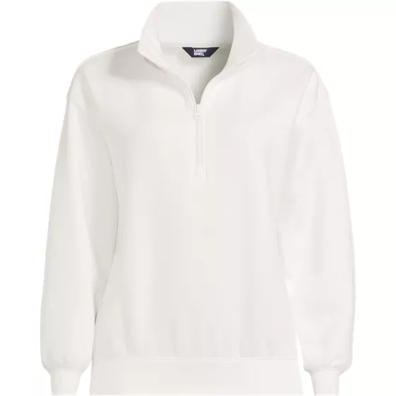 Women's Serious Sweats Relaxed Quarter Zip Pullover Sweatshirt - primary
