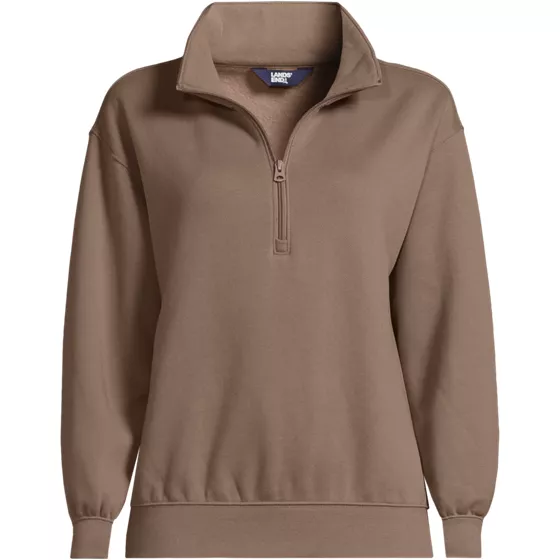 Women's Serious Sweats Relaxed Quarter Zip Pullover Sweatshirt - primary