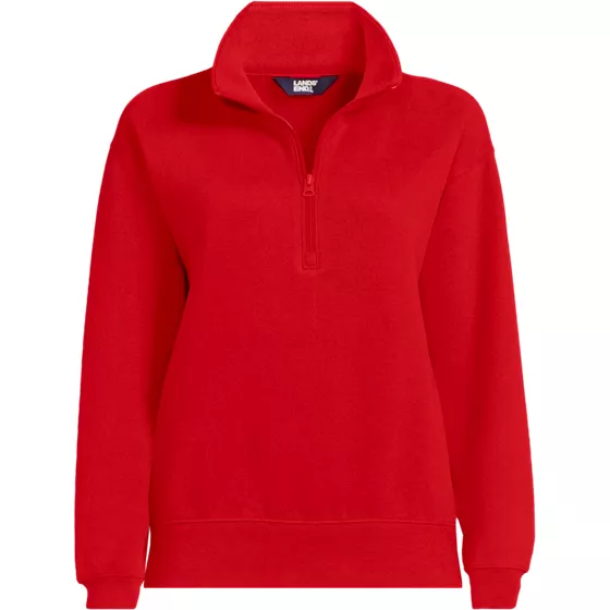 Women's Serious Sweats Relaxed Quarter Zip Pullover Sweatshirt - primary