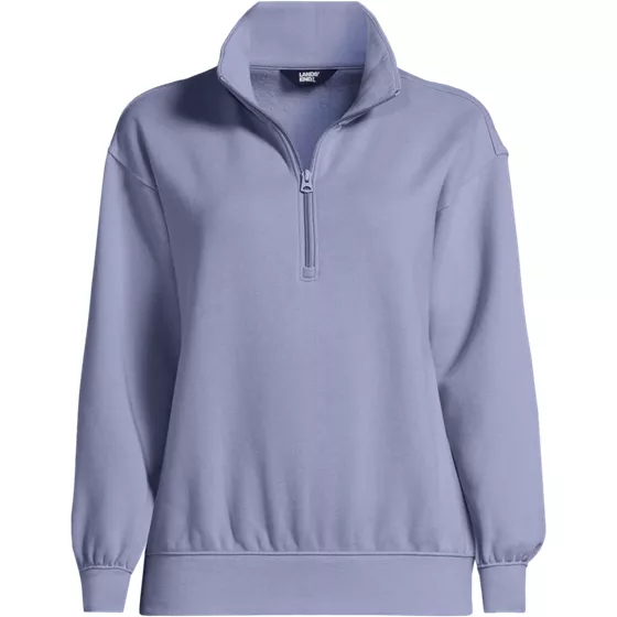 Women's Serious Sweats Relaxed Quarter Zip Pullover Sweatshirt - primary