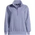 Women's Serious Sweats Relaxed Quarter Zip Pullover Sweatshirt, Front