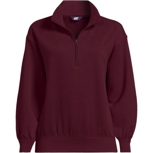 Womens Plus Size Quarter-zip Tops | Lands' End