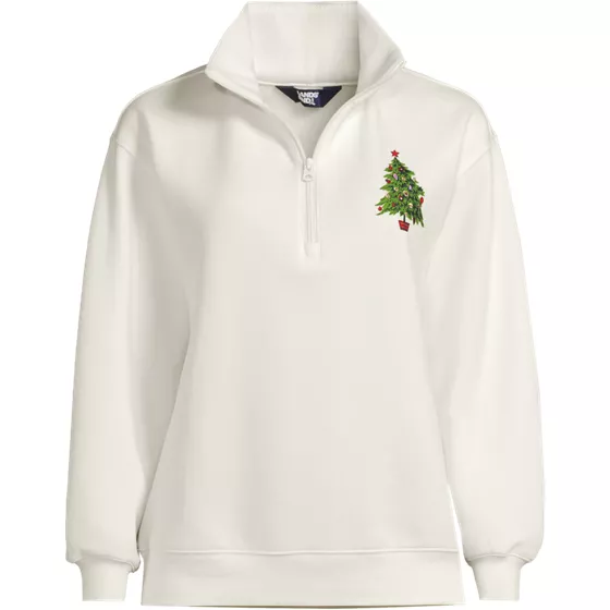 Women's Serious Sweats Relaxed Quarter Zip Pullover Sweatshirt - primary