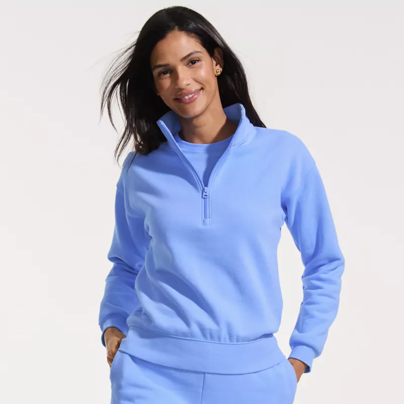 Women's Serious Sweats Relaxed Quarter Zip Pullover Sweatshirt, alternative image