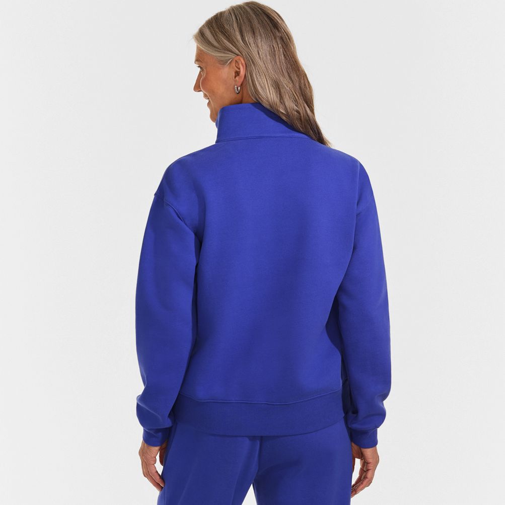Women's Serious Sweats Relaxed Quarter Zip Pullover Sweatshirt