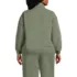 Women's Plus Size Serious Sweats Relaxed Quarter Zip Pullover Sweatshirt, Back