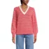 Women's Drifter Set in Sleeve Vneck Sweater, Front