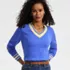 Women's Drifter Set in Sleeve Vneck Sweater, alternative image