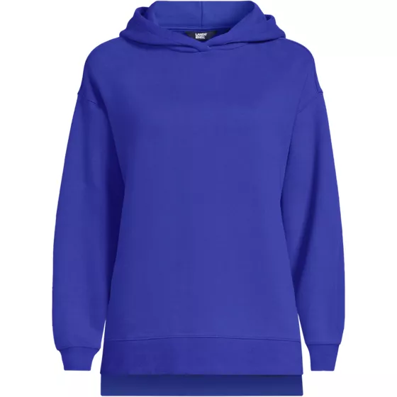 Women's Long Sleeve Serious Sweats Hooded Tunic Sweatshirt - primary