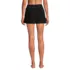 Women's High Waisted Pleated Woven Swim Skort, Back