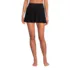 Women's High Waisted Pleated Woven Swim Skort, Front