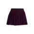 Women's High Waisted Pleated Woven Swim Skort, Front
