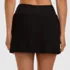 Women's High Waisted Pleated Woven Swim Skort, Back