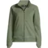 Women's Serious Sweats Full Zip Mock Neck Sweatshirt, Front