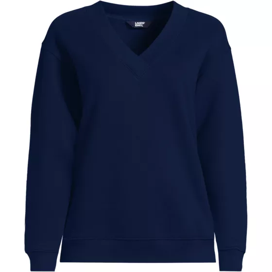 Women's Long Sleeve Serious Sweats V-neck Sweatshirt - primary