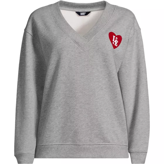 Women's Long Sleeve Serious Sweats V-neck Sweatshirt - primary