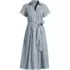 Women's Poplin Pintuck Detail Shirt Dress, Front