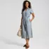 Women's Poplin Pintuck Detail Shirt Dress, alternative image