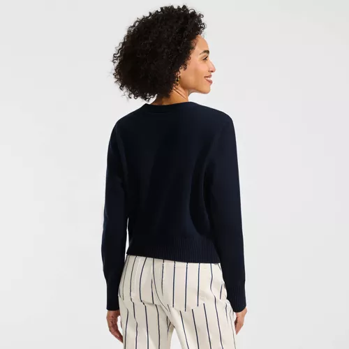 Women's Drifter Vneck Dress Cardigan Sweater, Back