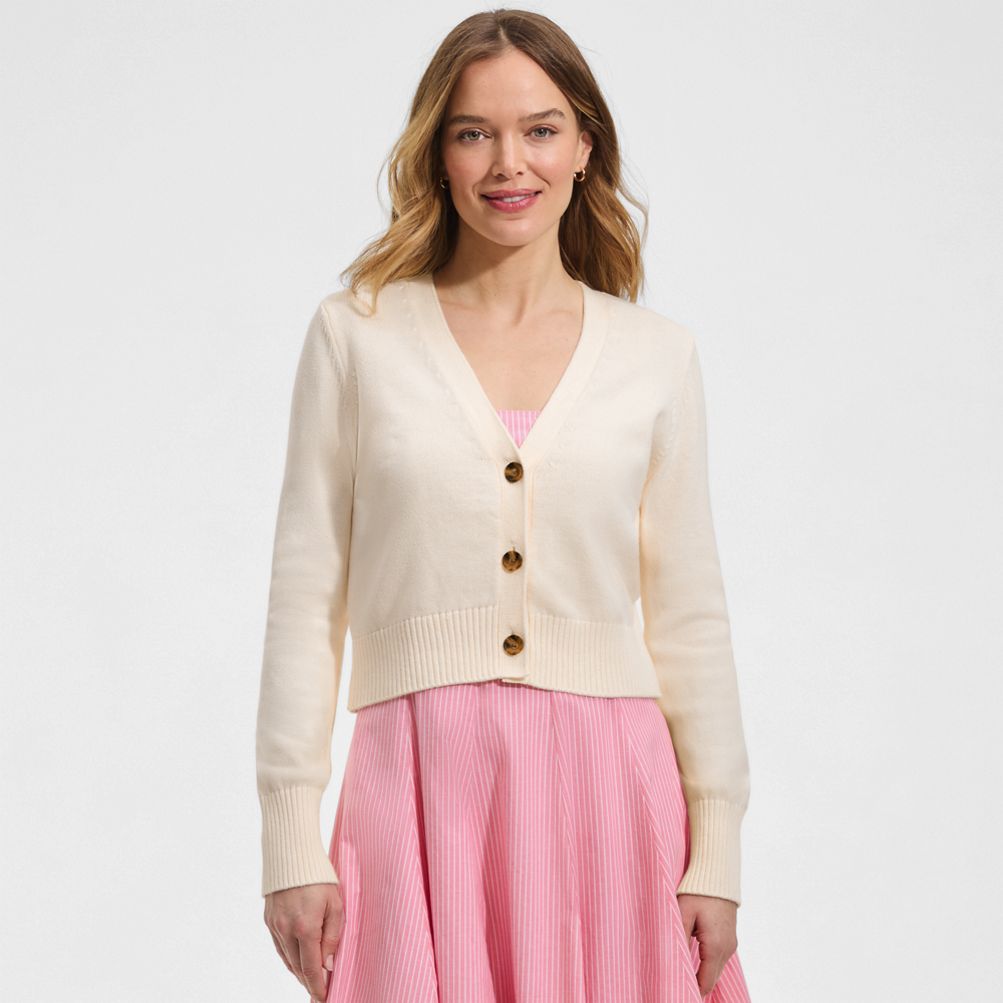 Women's Drifter Vneck Dress Cardigan Sweater | Lands' End
