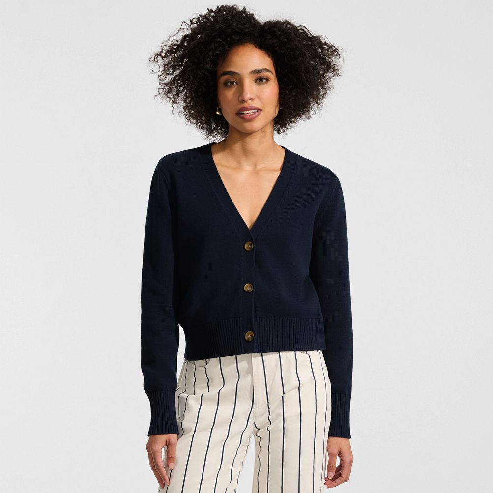 Women's Drifter V-neck Dress Cardigan Sweater | Lands' End