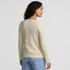 Women's Long Sleeve Micro Rib Button Through Cardigan, Back