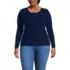Women's Plus Size Long Sleeve Micro Rib Button Through Cardigan, Front