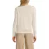 Women's Pointelle Crew Neck Cardigan Sweater, Back