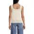 Women's Pointelle Square Neck Tank Sweater, Back