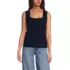 Women's Pointelle Square Neck Tank Sweater, Front