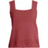 Women's Pointelle Square Neck Tank Sweater, Front