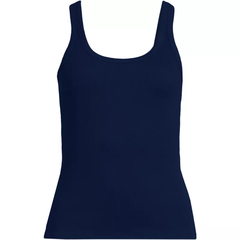 Women's Micro Rib Go-To Layering Tank, Front
