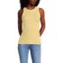 Women's Micro Rib Crew Neck Tank, Front