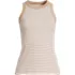 Women's Micro Rib Crew Neck Tank, Front