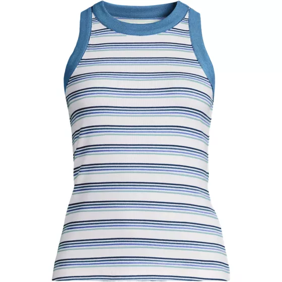 Women's Micro Rib Crew Neck Tank - primary