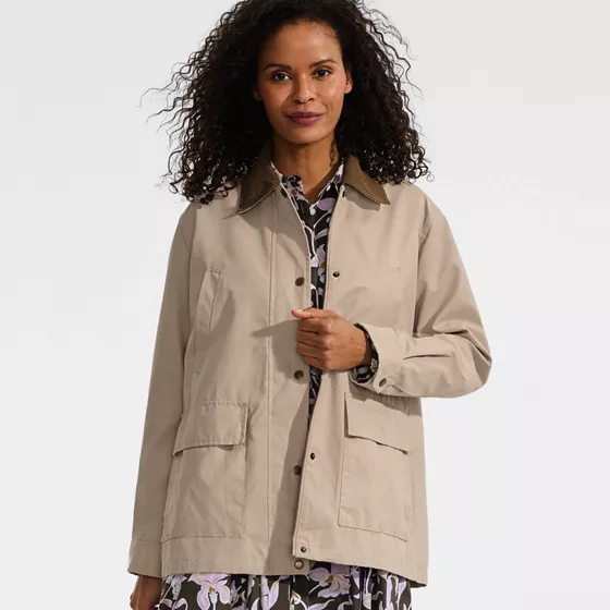 Women's Waxed Barn Jacket - primary
