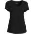 Women's Short Sleeve Lightweight Jersey Scoop Neck T-shirt, Front