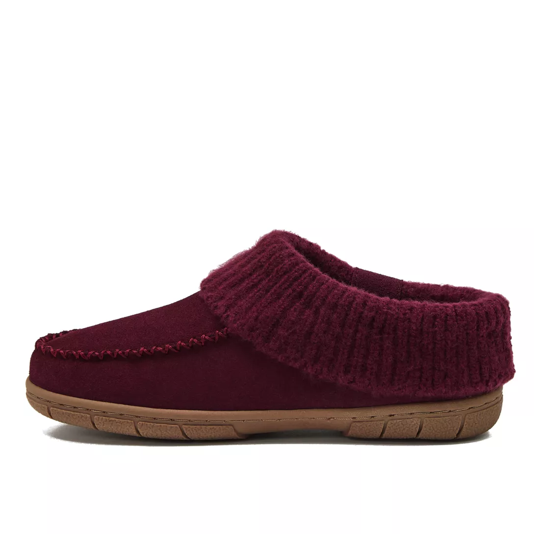 Women's Suede Fold Over Moccasins