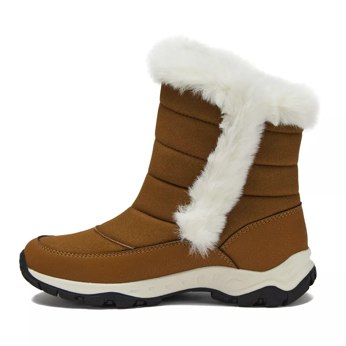 Women's Expedition Faux Fur Waterproof Puffer Snow Boots