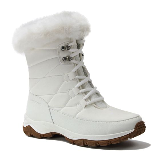 ladies winter white dress shoes Women's woman in gold dress